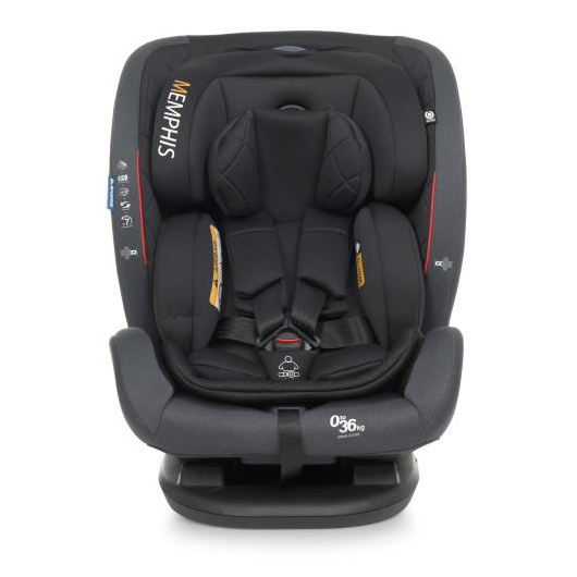 Детское автокресло El Camino ME 1093 MEMPHIS Shadow Black, изображение 2
