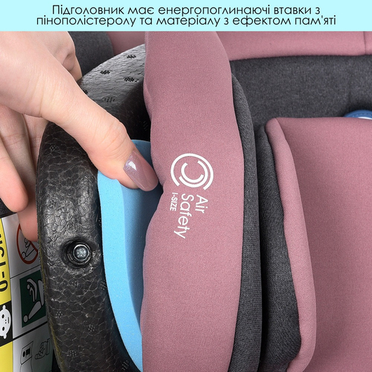 Детское автокресло El Camino ME 1081-1 i-TRUST PLUS Pale Pink, изображение 14