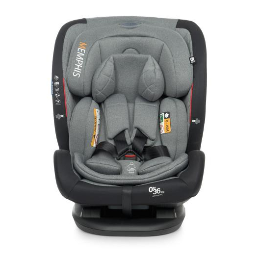 Дитяче автокрісло El Camino ME 1093 MEMPHIS Gray Black, зображення 2