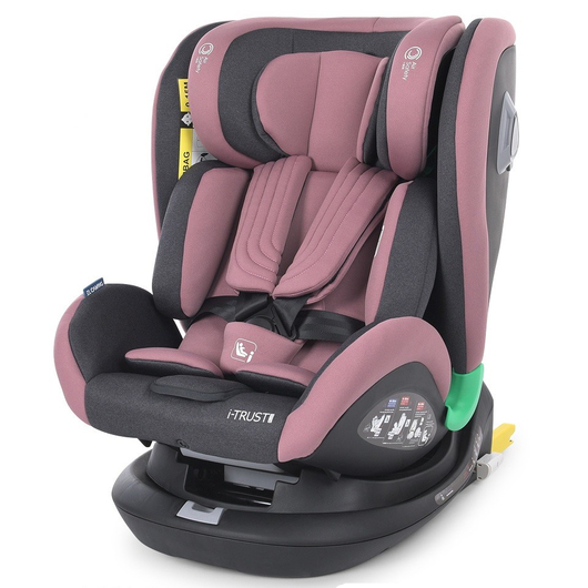 Дитяче автокрісло El Camino ME 1081-1 i-TRUST PLUS Pale Pink