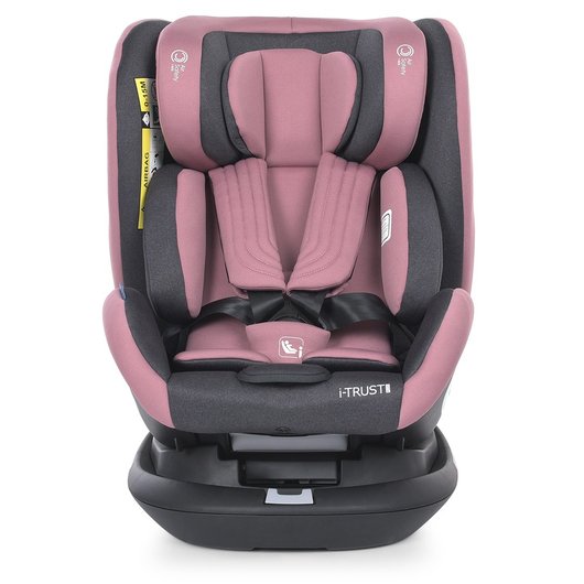 Дитяче автокрісло El Camino ME 1081-1 i-TRUST PLUS Pale Pink, зображення 3