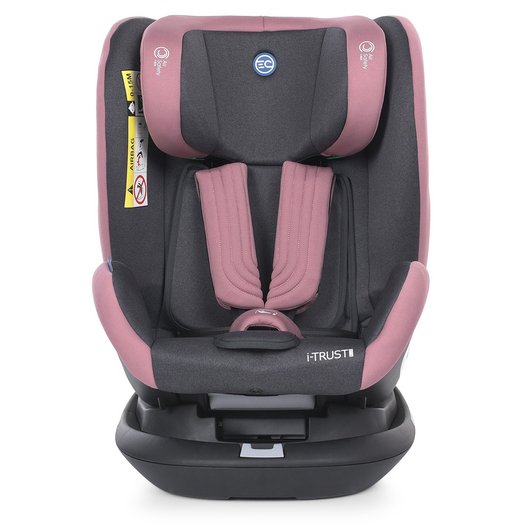 Дитяче автокрісло El Camino ME 1081-1 i-TRUST PLUS Pale Pink, зображення 4
