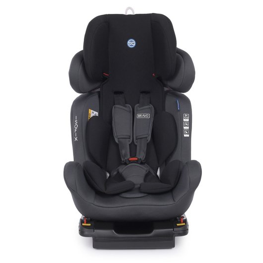 Дитяче автокрісло El Camino ME 1041 BRAVO ISOFIX Royal Black, зображення 4