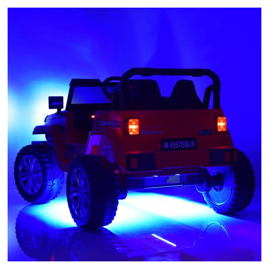Дитячий електромобіль джип Jeep Wrangler M 4557EBLR-2, зображення 11