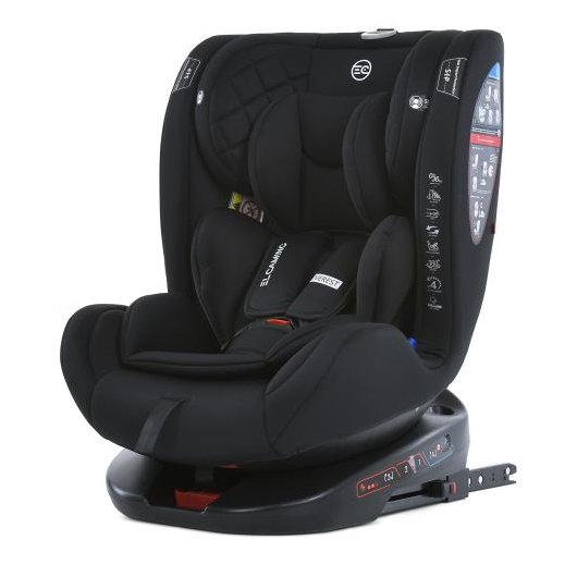 Дитяче автокрісло El Camino ME 1114 EVEREST Black