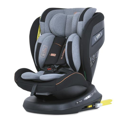Детское автокресло El Camino ME 1117 I-CON Melange Ultimate Gray