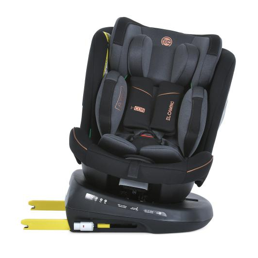 Детское автокресло El Camino ME 1117 I-CON Melange Midnight Gray, изображение 9