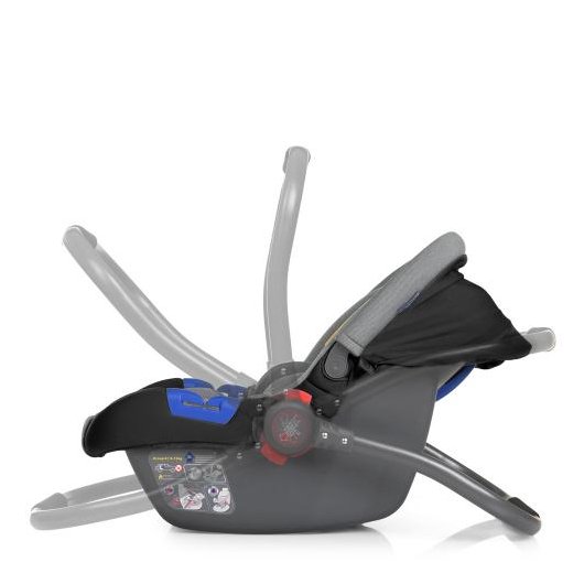 Детское автокресло El Camino ME 1043 NEWBORN+ Royal Gray, изображение 4