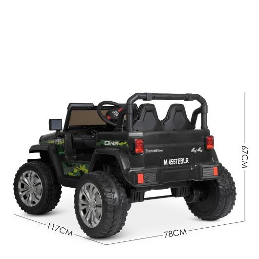 Дитячий електромобіль джип Jeep Wrangler M 4557EBLR-2, зображення 9
