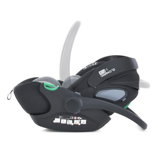 Дитяче автокрісло El Camino ME 1110 i-FIX Royal Dark Gray, зображення 4