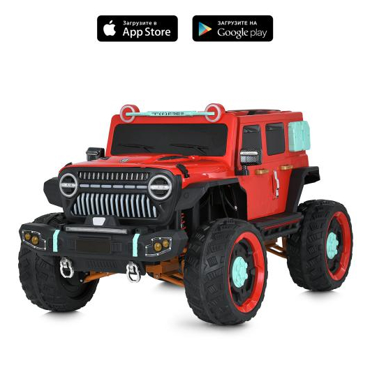 Детский электромобиль Bambi M 5831EBLR-3 Jeep Hurricane, изображение 2