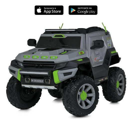 Дитячий електромобіль Bambi M 5816EBLR-11 Jeep, зображення 2