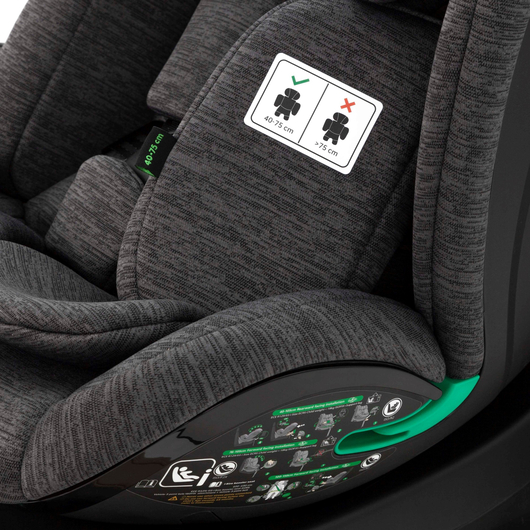 Автокрісло CARRELLO Meteorit CRL-16001 Marble Grey i-Size 40-150см ISOFIX, зображення 4