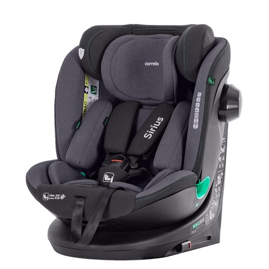 Автокрісло CARRELLO Sirius CRL-8808 Harbor Grey i-Size 40-150см ISOFIX