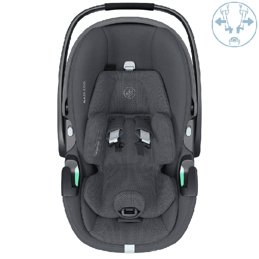 Автокресло MAXI-COSI Pebble 360 Pro2 Twillic Graphite, изображение 9