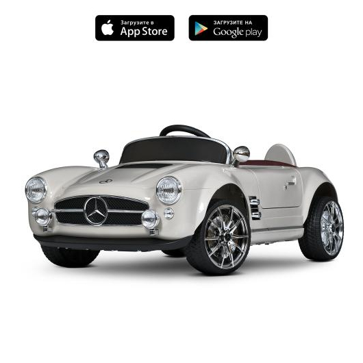 Дитячий електромобіль Bambi M 6040EBLR-13 Mercedes, зображення 2
