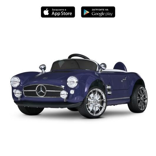Дитячий електромобіль Bambi M 6040EBLR-4 Mercedes, зображення 2