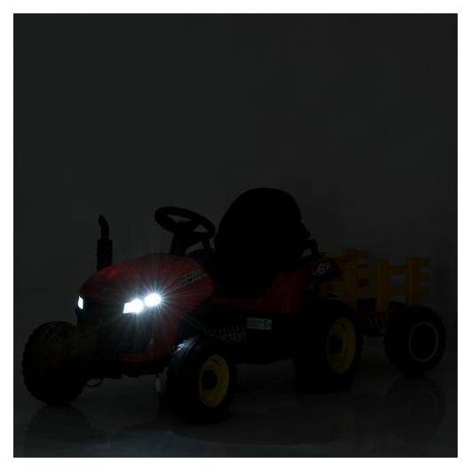 Детский электромобиль Bambi M 5111EBLR-3 трактор с прицепом, изображение 10