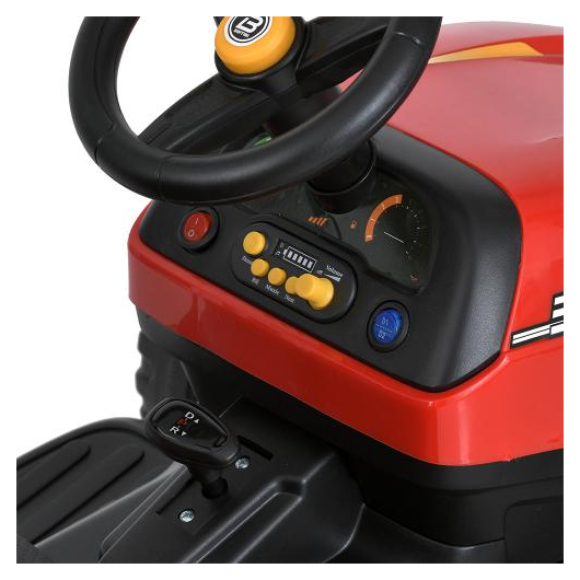 Дитячий електромобіль Bambi M 5111EBLR-3 трактор із причепом, зображення 8
