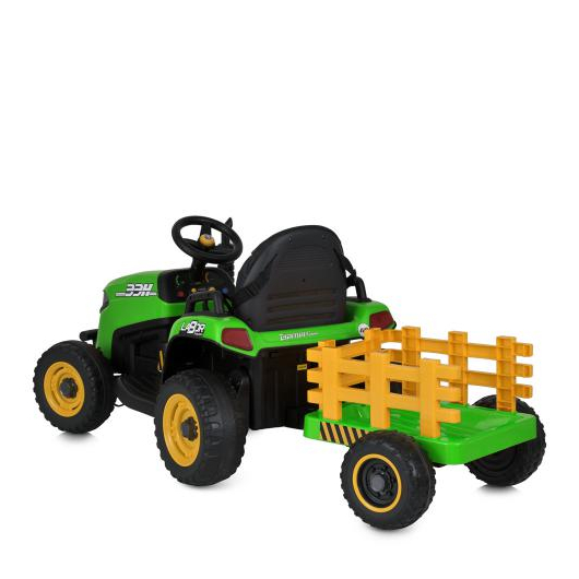 Детский электромобиль Bambi M 5111EBLR-5 трактор с прицепом, изображение 4