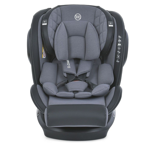 Детское автокресло El Camino ME 1045 EVOLUTION 2 360° Melange Cloud Gray, изображение 2