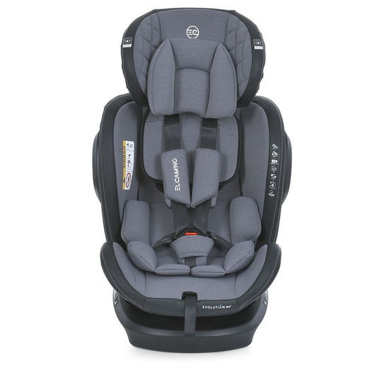 Детское автокресло El Camino ME 1045 EVOLUTION 2 360° Melange Cloud Gray, изображение 3