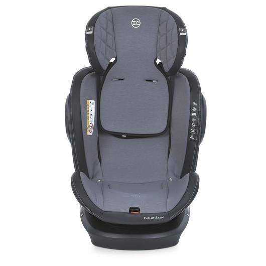 Детское автокресло El Camino ME 1045 EVOLUTION 2 360° Melange Cloud Gray, изображение 4