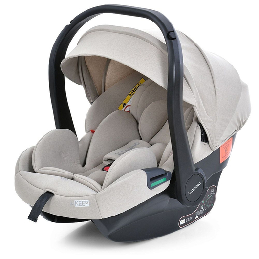 Детское автокресло El Camino ME 1186 i-KEEP Melange Cashmere Beige