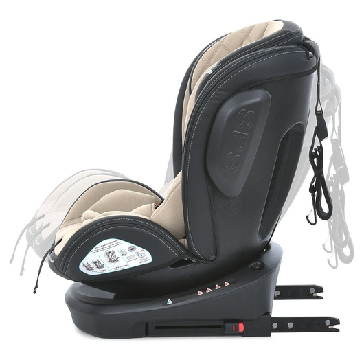 Дитяче автокрісло ME 1045 EVOLUTION 2 360° Melange Beige, зображення 6