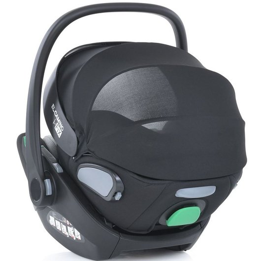 Дитяче автокрісло El Camino ME 1110 i-FIX Simply Gray, зображення 4