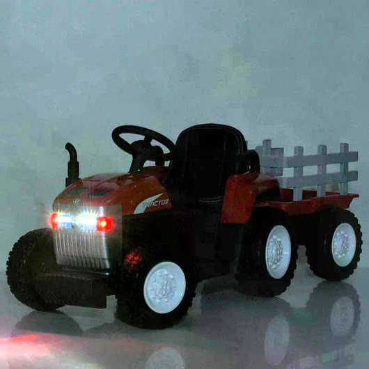 Дитячий електромобіль Bambi M 6038EBLR-3 Трактор, зображення 11