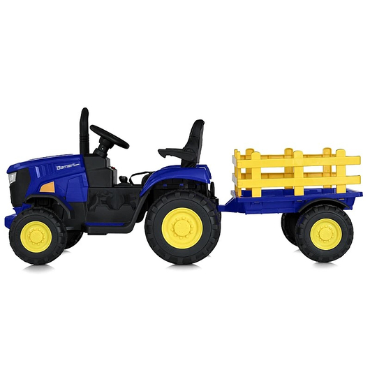 Дитячий електромобіль Bambi M 5852EBLR-4 трактор із причепом, зображення 4