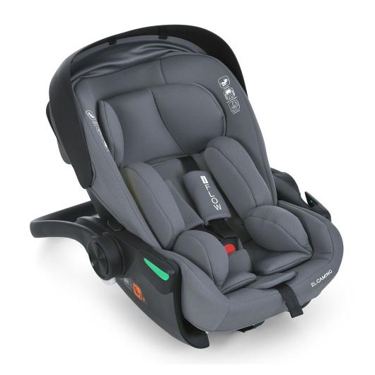 Автокресло El Camino i-FLOW ME 1198 Gray, изображение 2