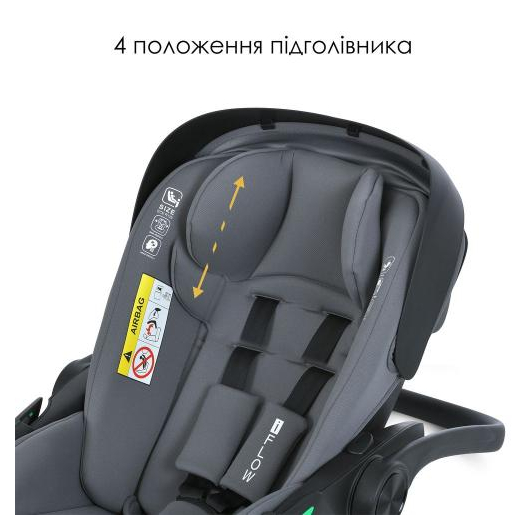 Автокресло El Camino i-FLOW ME 1198 Gray, изображение 9