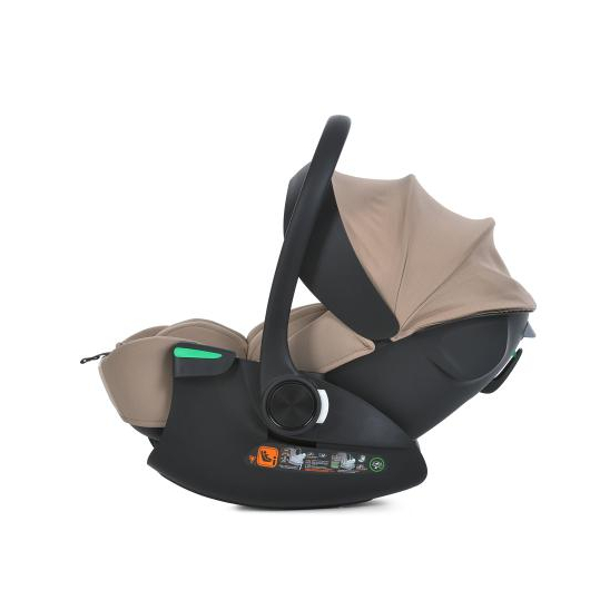 Автокресло El Camino i-FLOW ME 1198 Beige, изображение 3