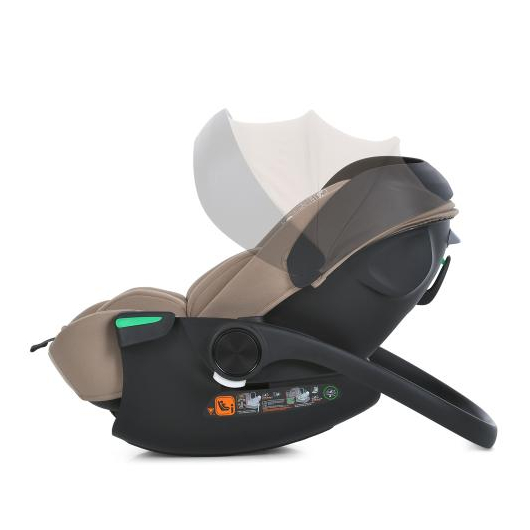 Автокресло El Camino i-FLOW ME 1198 Beige, изображение 5