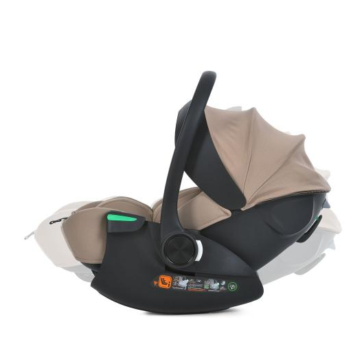 Автокресло El Camino i-FLOW ME 1198 Beige, изображение 9