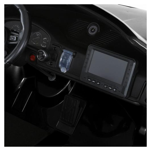 Деталі салону та мультимедійна система дитячого авто Bambi M 6111(MP4)EBLRS-2(24V)