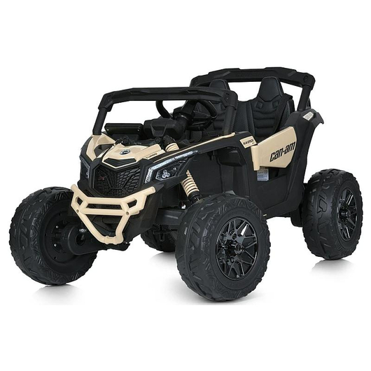 Бежевый двухместный детский джип багги Bambi M 5099EBLR-RS