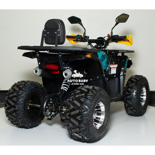 Квадроцикл Forte ATV125P Жовто-блакитний, зображення 7