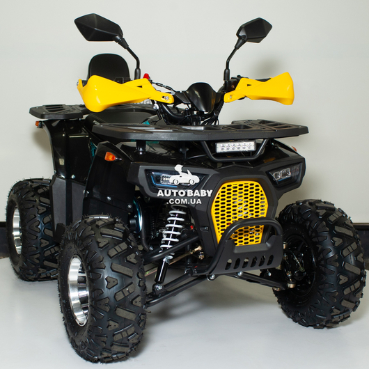 Квадроцикл Forte ATV125P Жовто-блакитний, зображення 13
