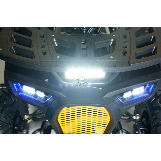 Квадроцикл Forte ATV125P Жовто-блакитний, зображення 4