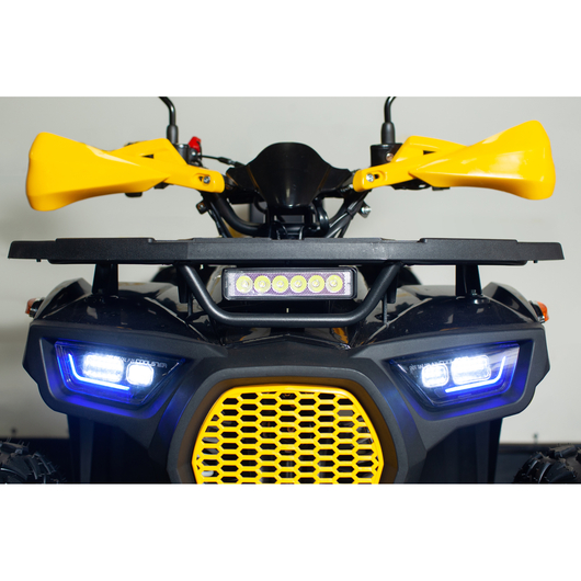 Квадроцикл Forte ATV125P Жовто-блакитний, зображення 5