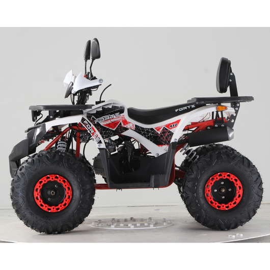Квадроцикл Forte ATV125F Біло-червоний, зображення 2