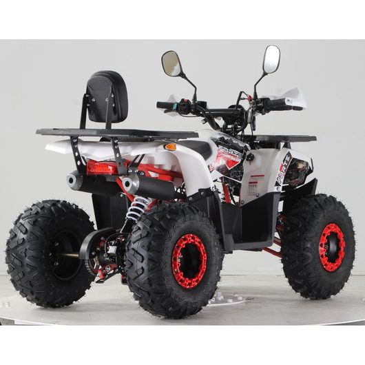 Квадроцикл Forte ATV125F Біло-червоний, зображення 4