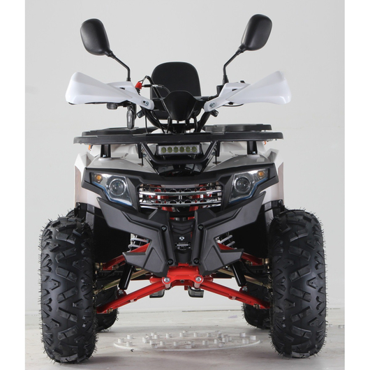 Квадроцикл Forte ATV125F Біло-червоний, зображення 3