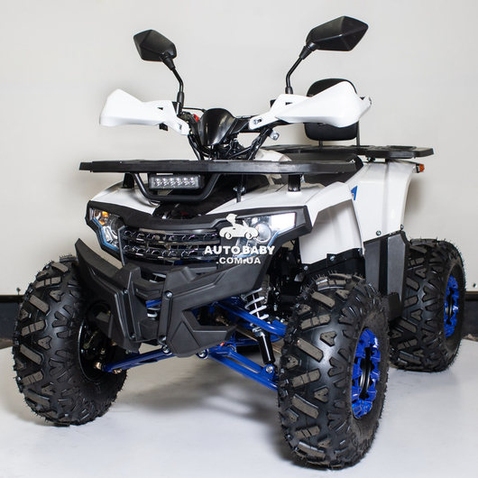 Квадроцикл Forte ATV125F Біло-синій, зображення 3