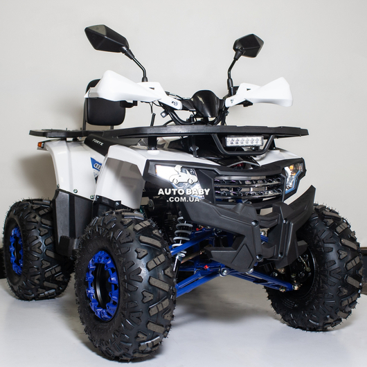 Квадроцикл Forte ATV125F Біло-синій, зображення 6
