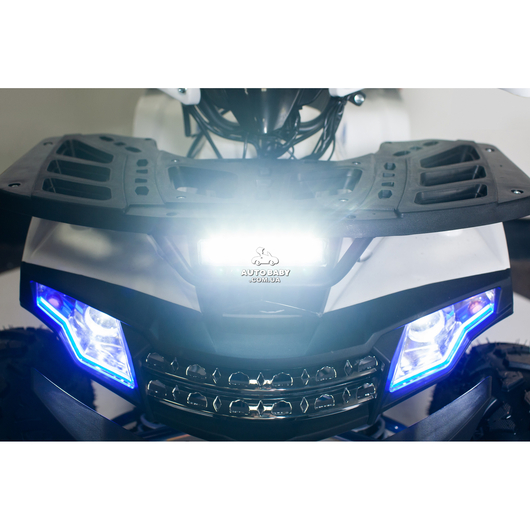 Квадроцикл Forte ATV125F Біло-синій, зображення 8