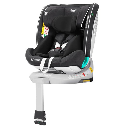 Автокрісло CARRELLO Revolt CRL-15805/1 Space Black i-Size 40-150см ISOFIX, поворот, опор.стійка /1/